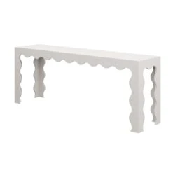 Custom Elizalde Console Table 27 Custom Elizalde Console Table -Furniture Shop ElizaldeConsoleTable.MistAbacaGrasscloth.02