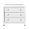 Espionage Chest Petite In White Lacquer