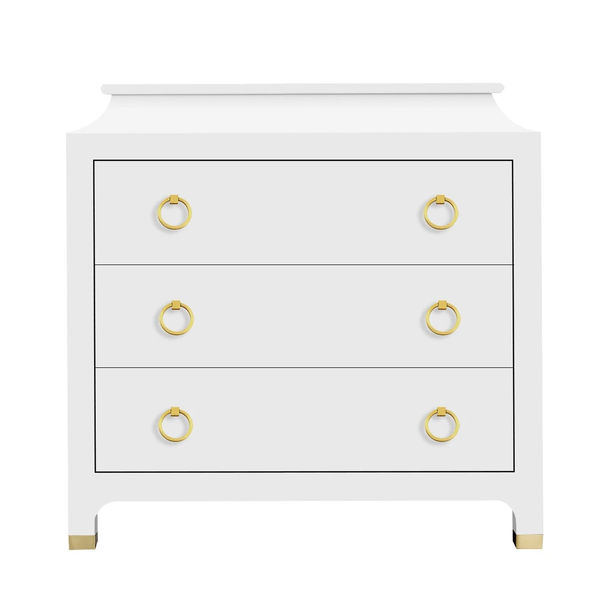 Espionage Chest Petite In White Lacquer 1 Espionage Chest Petite In White Lacquer