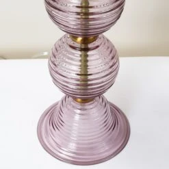 Essex Lamp In Purple - White Shade 5 Essex Lamp In Purple - White Shade -Furniture Shop EssexLampinPurple WhiteShade.03