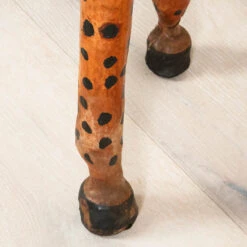 Leather Painted Giraffe -Furniture Shop FL38 137Giraffe.03