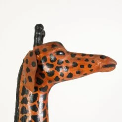 Leather Painted Giraffe -Furniture Shop FL38 137Giraffe.05