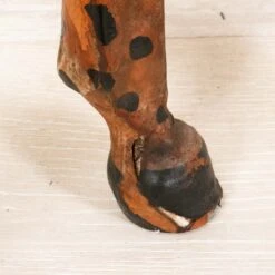 Leather Painted Giraffe -Furniture Shop FL38 137Giraffe.08