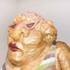 Monumental Paper Mache Lady -Furniture Shop FL40 34PaperMacheLady.03