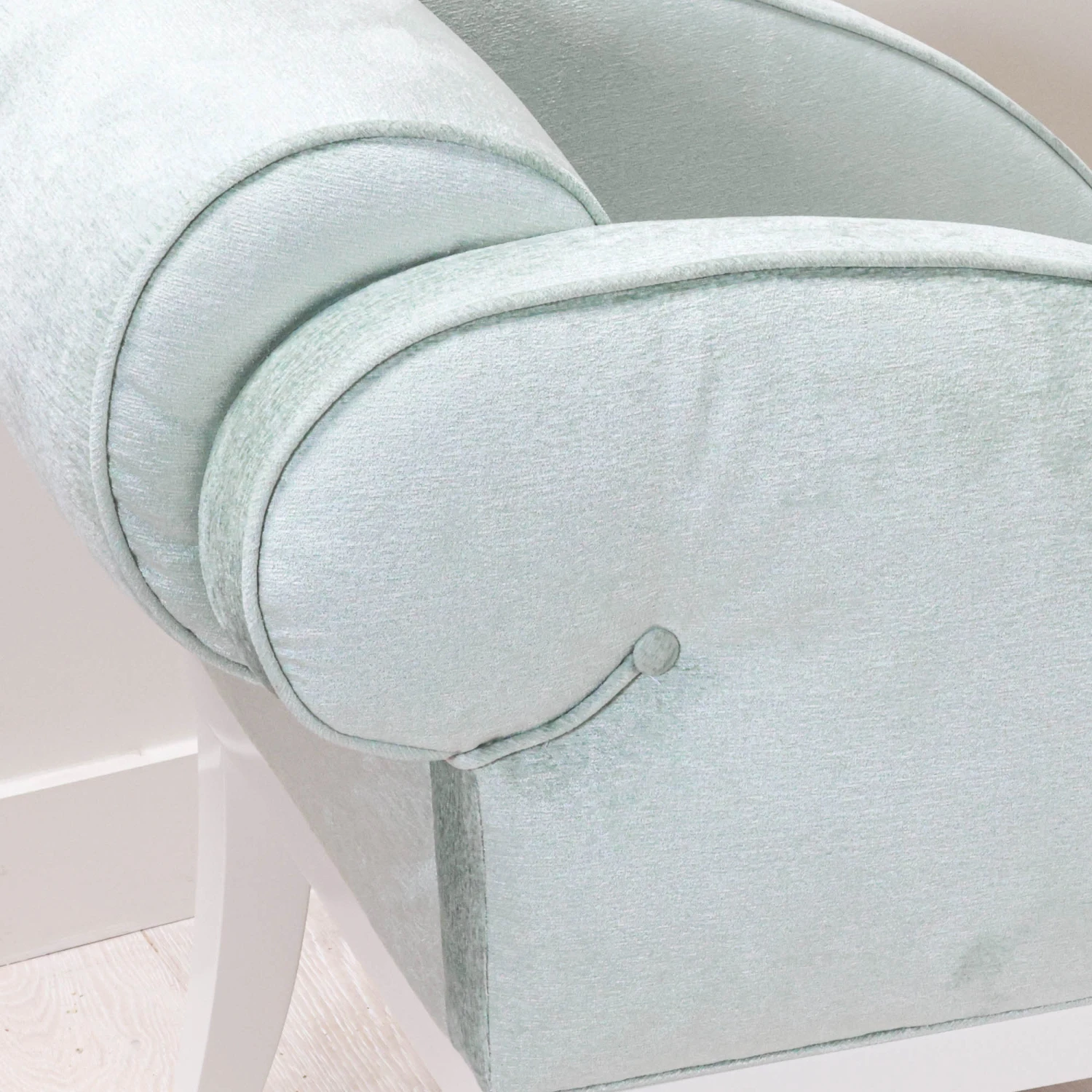 Pair Of Modern Chairs Recovered In Nikki Jade Chenille 3 Pair Of Modern Chairs Recovered In Nikki Jade Chenille - Image 3