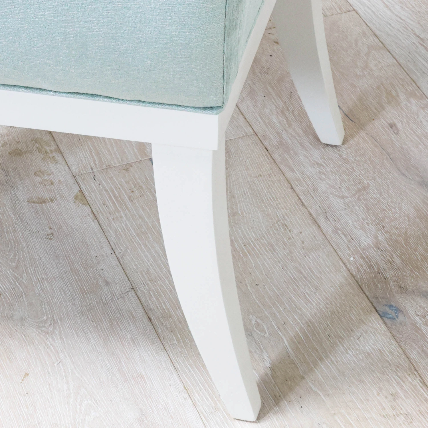 Pair Of Modern Chairs Recovered In Nikki Jade Chenille 9 Pair Of Modern Chairs Recovered In Nikki Jade Chenille - Image 9