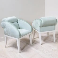 Pair Of Modern Chairs Recovered In Nikki Jade Chenille 20 Pair Of Modern Chairs Recovered In Nikki Jade Chenille -Furniture Shop FL41 47RPairofModernChairsRecoveredinNikkiJadeChenille.10 4e2882be 6b94 442f a20f 8cd236d2cb9b