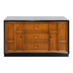 Petite Credenza In Black Encasement