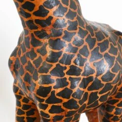 Oversized Leather Giraffe -Furniture Shop FL43 58OversizedLeatherGiraffe.05