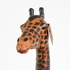 Oversized Leather Giraffe -Furniture Shop FL43 58OversizedLeatherGiraffe.07