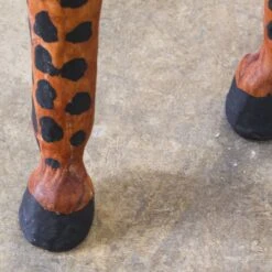 Oversized Leather Giraffe -Furniture Shop FL43 58OversizedLeatherGiraffe.12