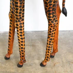 Oversized Leather Giraffe -Furniture Shop FL43 58OversizedLeatherGiraffe.13
