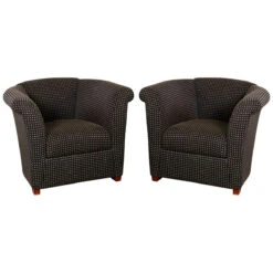 Pair Of Barrel Chairs
