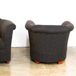 Pair Of Barrel Chairs -Furniture Shop FL44 2PairofBarrelChairs.06