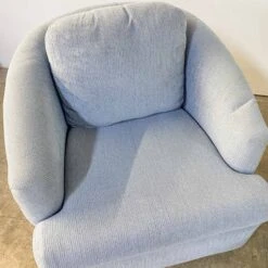 Pair Of Matching Swivel Chairs In Different Fabrics -Furniture Shop FL44 45PairofMatchingSwivelChairsinDifferentFabrics.09