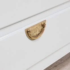 Moroccan Inspired Credenza Refinished In Falcon Grey -Furniture Shop FL46 15RMoroccanInspiredCredenzaRefinishedinFalconGrey.04