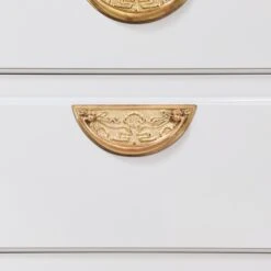 Moroccan Inspired Credenza Refinished In Falcon Grey -Furniture Shop FL46 15RMoroccanInspiredCredenzaRefinishedinFalconGrey.06