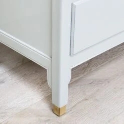 Moroccan Inspired Credenza Refinished In Falcon Grey -Furniture Shop FL46 15RMoroccanInspiredCredenzaRefinishedinFalconGrey.08