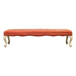 Extra Long White Provincial Bench
