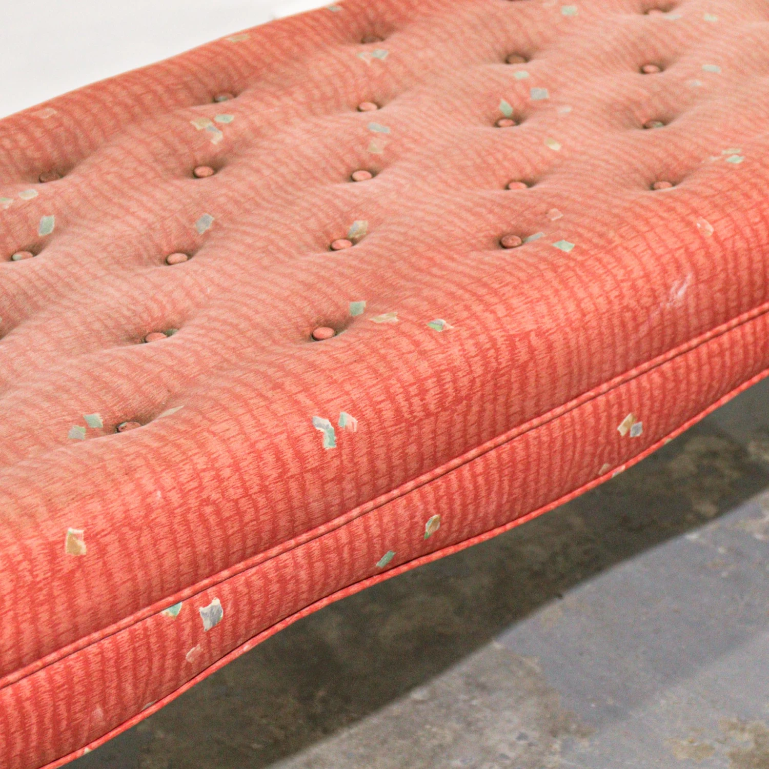 Extra Long White Provincial Bench 3 Extra Long White Provincial Bench - Image 3