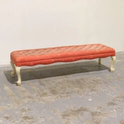 Extra Long White Provincial Bench 13 Extra Long White Provincial Bench -Furniture Shop FL47 23ExtraLongWhiteProvincialBench.04