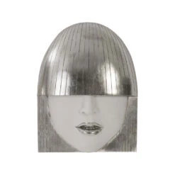 Fashion Faces Small Wall Art Set - Silver 9 Fashion Faces Small Wall Art Set - Silver -Furniture Shop Fashion Faces Silver Set.04
