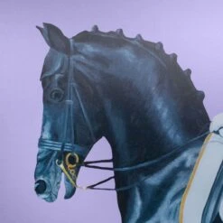 Framed Equestrian Artwork On Silk Cloth - Lavender -Furniture Shop FramedEquestrianArtworkonSilkCloth Lavender.05 1800x1800 5d800ee7 e1f7 409a 9371 8e72c51a84f7