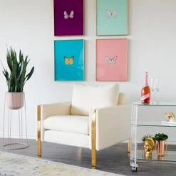 Framed Butterfly Print In Seafoam -Furniture Shop Framed 20Butterfly 20Print 20In 20Seafoam.06