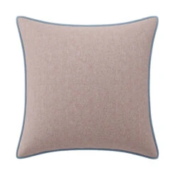 Custom Pillow - Francis Blush Chenille 13 Custom Pillow - Francis Blush Chenille -Furniture Shop FrancisBlushChenillewithClarioIceVelvetPiping.01