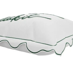 Fuck It Large Scallop Pillow Cover - Emerald -Furniture Shop FuckItPillowCover Emerald.04
