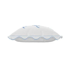 Fuck It Large Scallop Pillow Cover - Sapphire -Furniture Shop FuckItPillowCover Sapphire.03