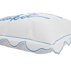 Fuck It Large Scallop Pillow Cover - Sapphire -Furniture Shop FuckItPillowCover Sapphire.04