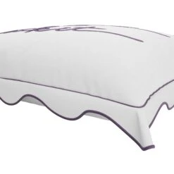 Fuck It Large Scallop Pillow Cover - Lavender -Furniture Shop FuckItScallopPillowCover Lavender.04