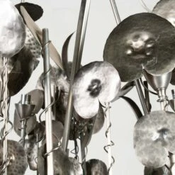 Brutalist Style Metal Chandelier - Chrome - Global Views Second -Furniture Shop GV 2BrutalistStyleMetalChandelier Chrome.05