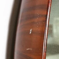 Pointed Oval Mirror With Wood Back - Global Views Second -Furniture Shop GV 4PointedOvalMirrorwithWoodBack.03