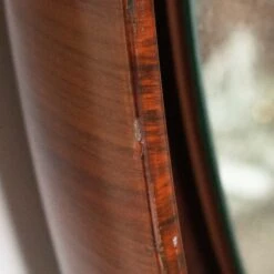 Pointed Oval Mirror With Wood Back - Global Views Second -Furniture Shop GV 4PointedOvalMirrorwithWoodBack.04