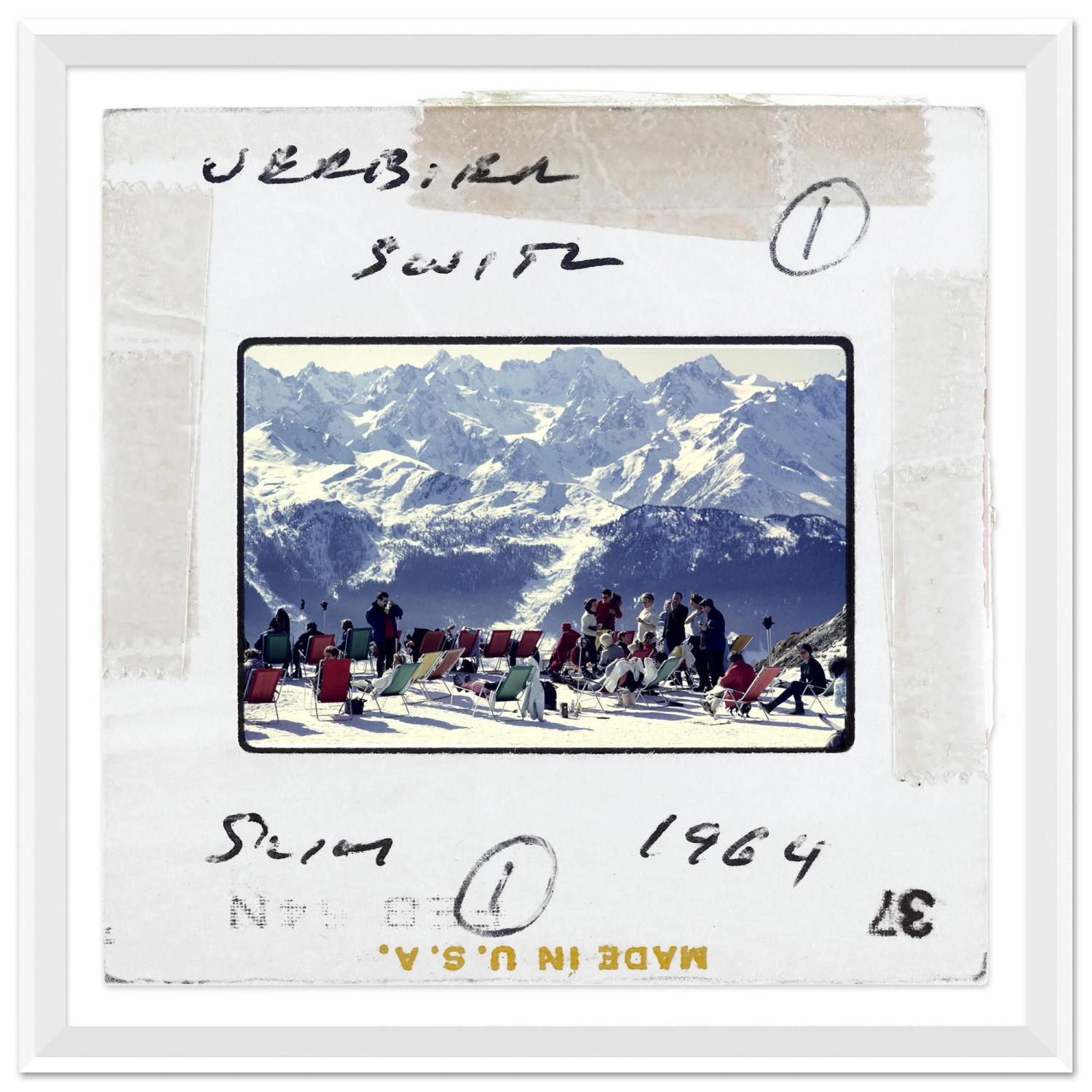 Getty Images 'Lounging In Verbier - Slide' By Slim Aarons 1 Getty Images 'Lounging In Verbier - Slide' By Slim Aarons