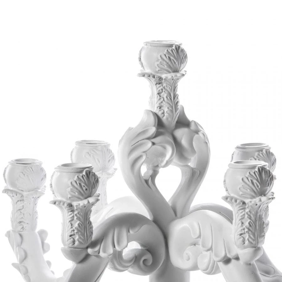 Giant Burlesque 3 Monkeys Candelabra - White By Seletti 10 Giant Burlesque 3 Monkeys Candelabra - White By Seletti - Image 10