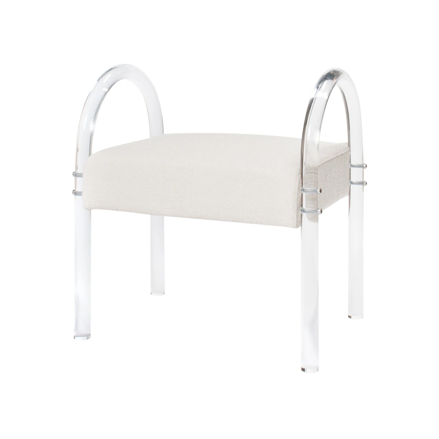 Gibbs Bench In Ivory 1 Gibbs Bench In Ivory
