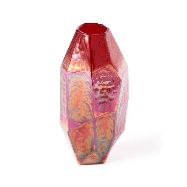 Graphic Luster Red Vase - M 1 Graphic Luster Red Vase - M