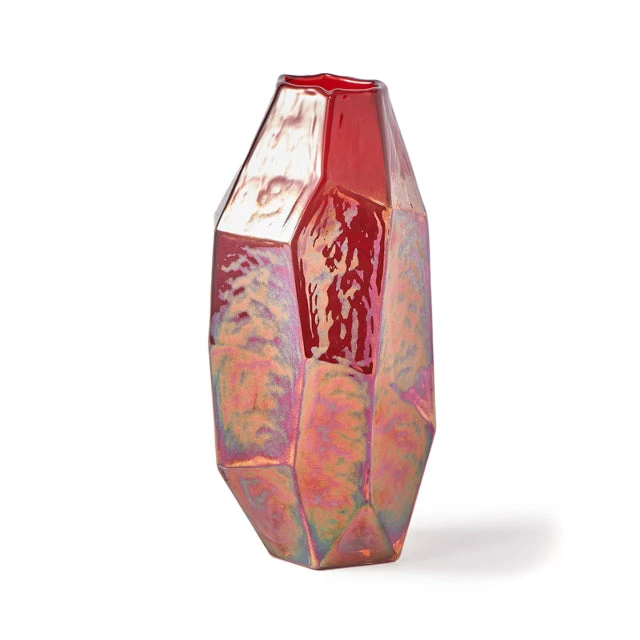 Graphic Luster Red Vase - M 2 Graphic Luster Red Vase - M - Image 2