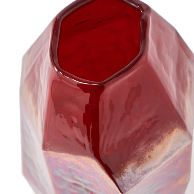 Graphic Luster Red Vase - M 4 Graphic Luster Red Vase - M - Image 4