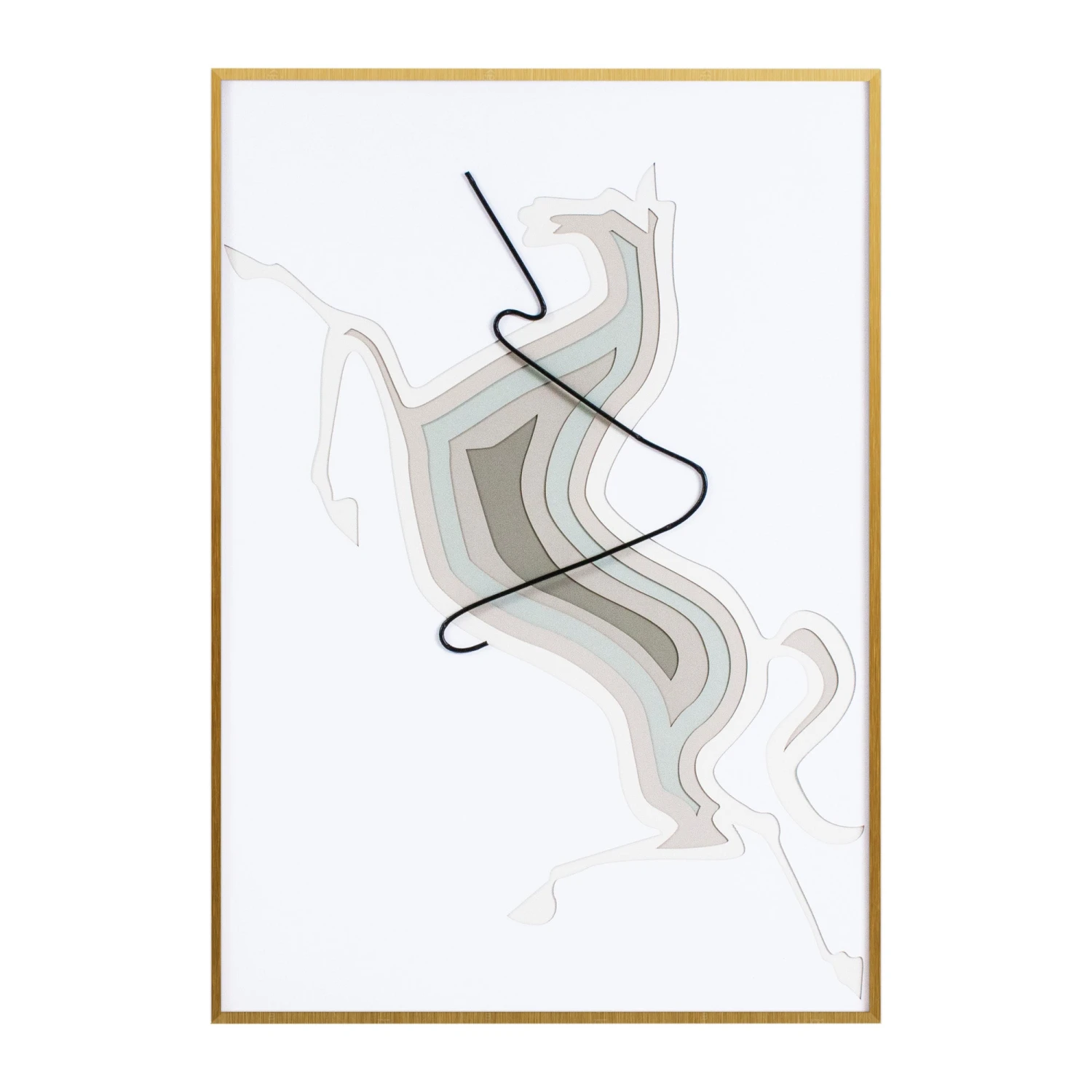 Grey Horse - Left Facing 1 Grey Horse - Left Facing