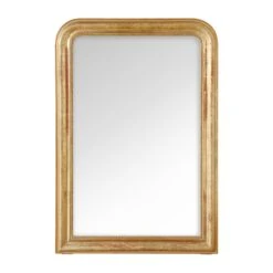 Louis Philippe Style Gold Gilt Painted Framed Mirror