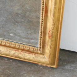 Louis Philippe Style Gold Gilt Painted Framed Mirror -Furniture Shop HA 117LouisPhilippeStyleGoldGiltPaintedFramedMirror.04
