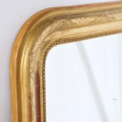 Louis Philippe Style Gold Gilt Painted Framed Mirror -Furniture Shop HA 117LouisPhilippeStyleGoldGiltPaintedFramedMirror.05