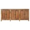 Heavy 6 Door Narrow Sideboard
