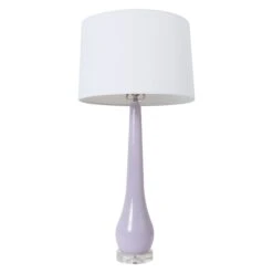 Hampton Lamp In Light Purple
