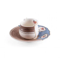 Hybrid Coffee Cup With Saucer - Djenne By Seletti