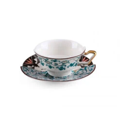 Hybrid Teacup With Saucer - Aspero By Seletti